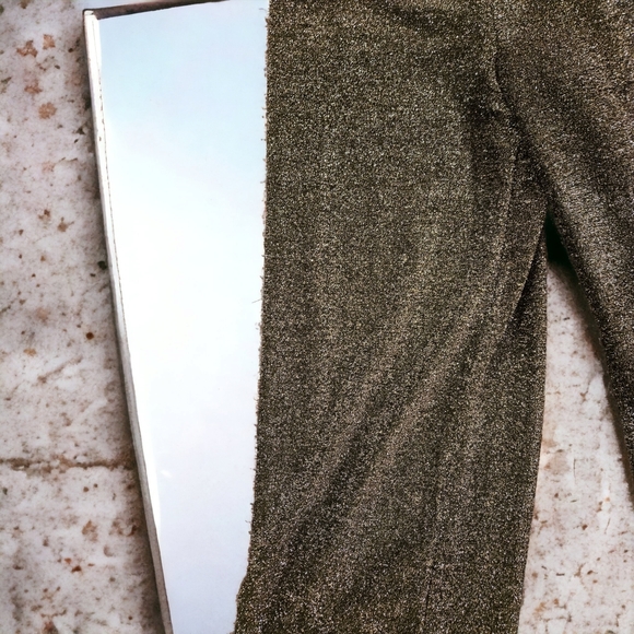 NWOT Leith Glitter Silver Jumpsuit Spaghetti Strap Size Small - Picture 5 of 5